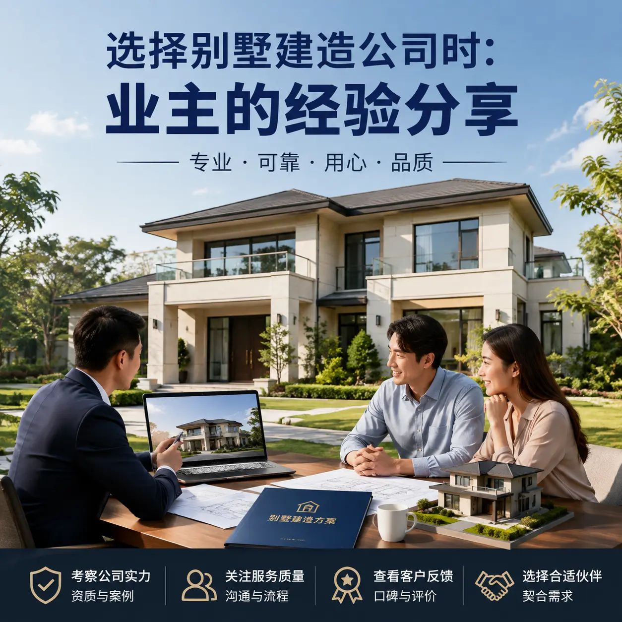选择别墅建造公司时： 安顺 业主的经验分享