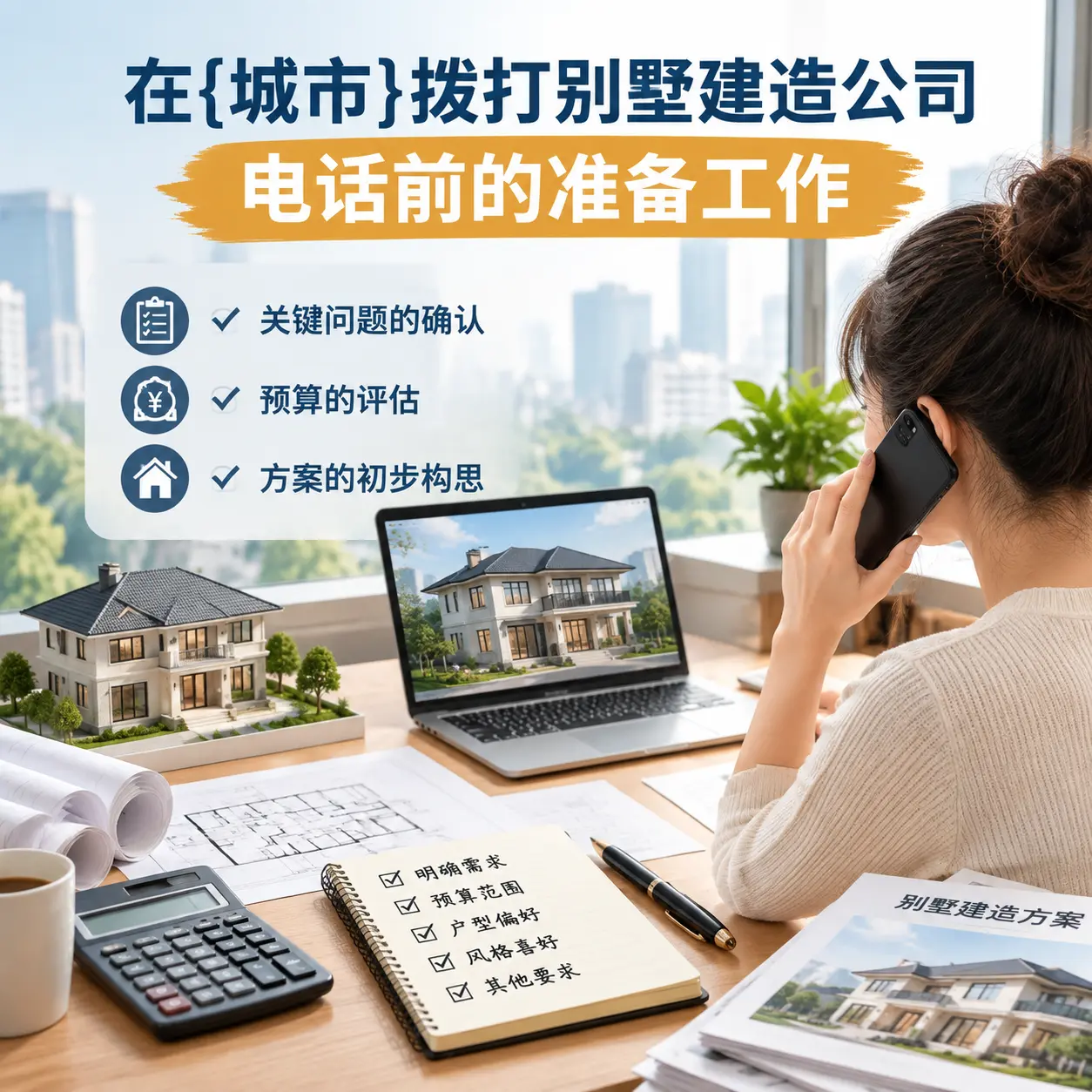 在安顺拨打别墅建造公司电话前的准备工作