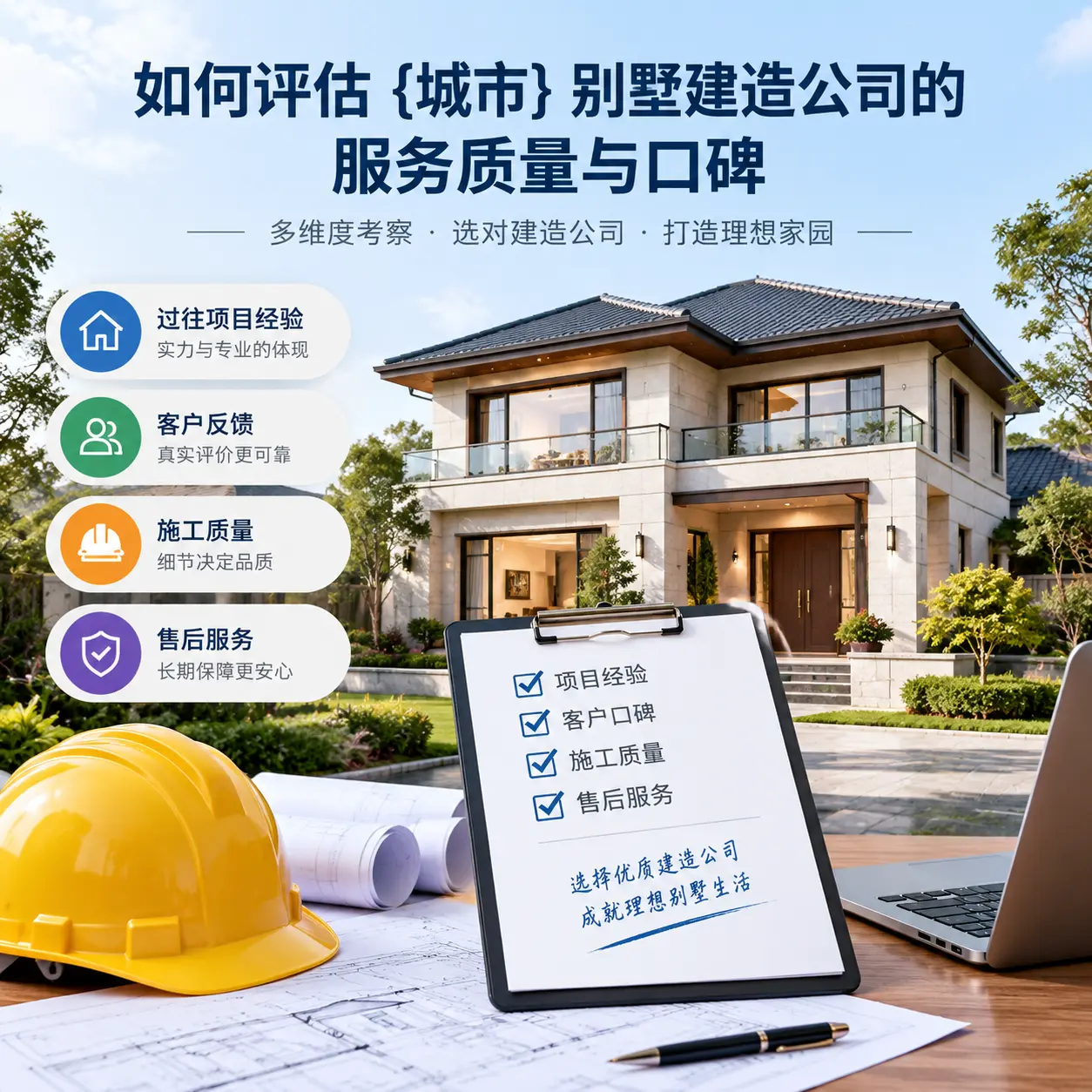 如何评估 安顺 别墅建造公司的服务质量与口碑