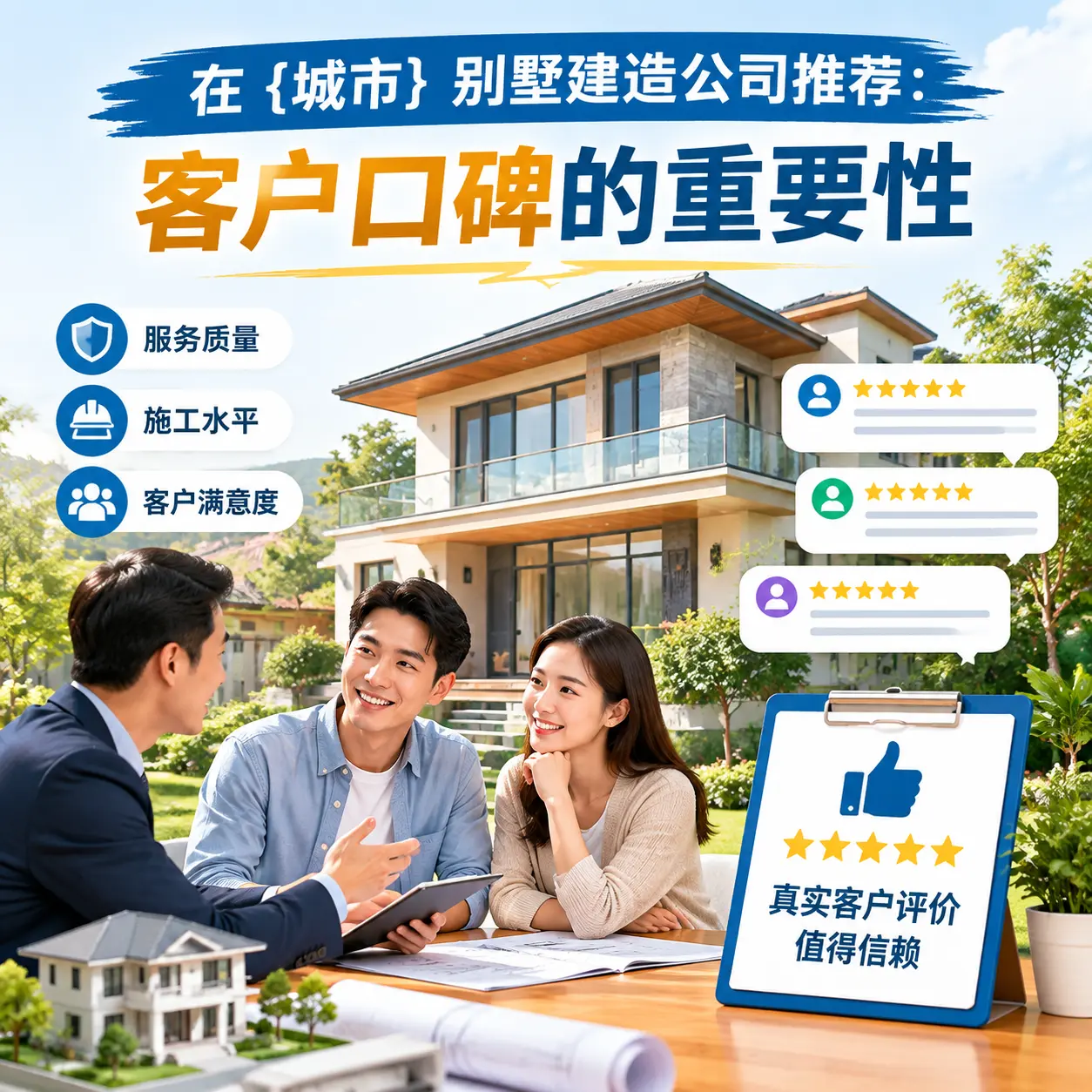 在 安顺 别墅建造公司推荐：客户口碑的重要性