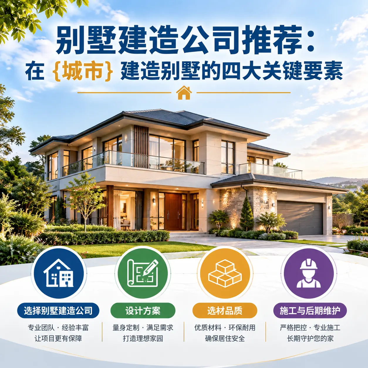 别墅建造公司推荐：在 安顺 建造别墅的四大关键要素
