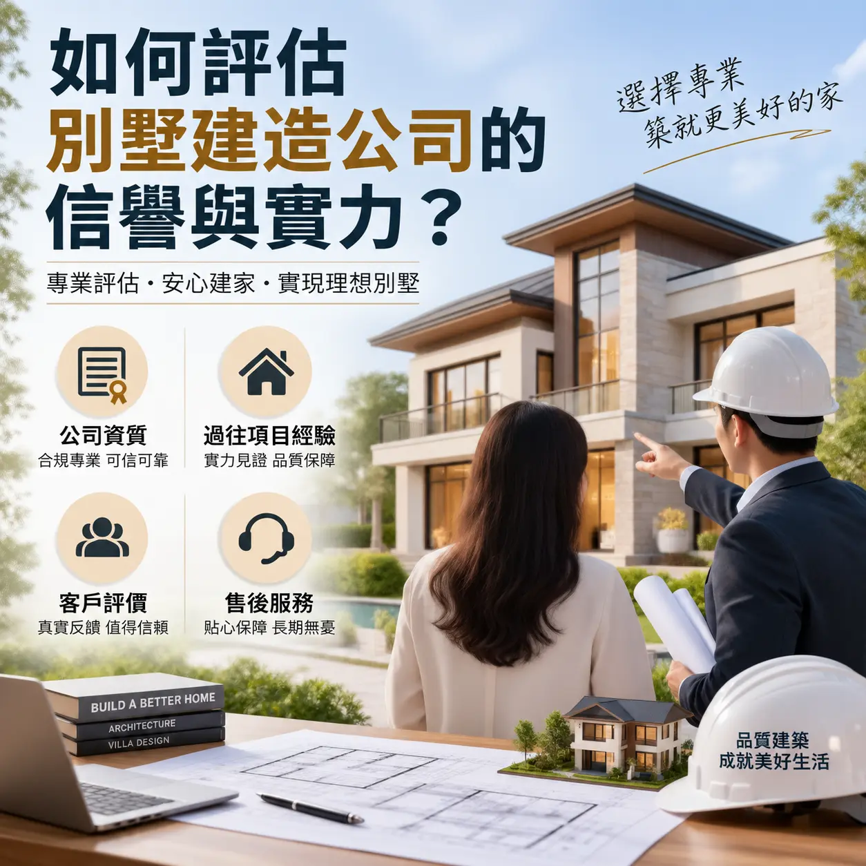 如何评估 安顺 别墅建造公司的信誉与实力？