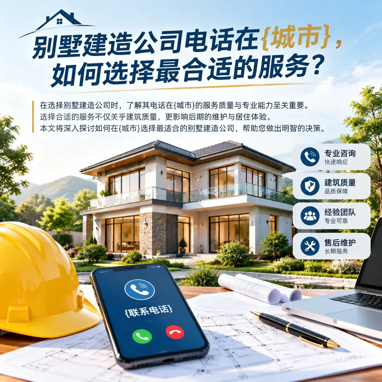 别墅建造公司电话在安顺，如何选择最合适的服务？