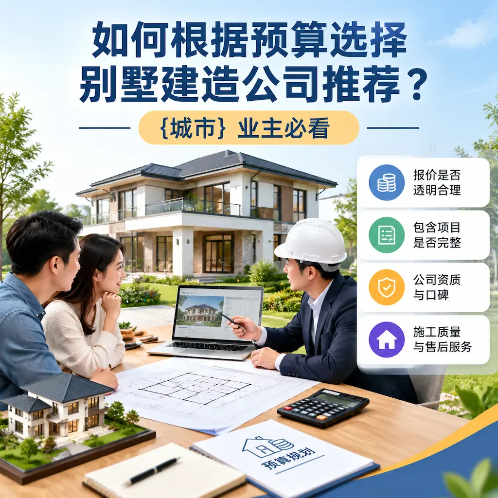 如何根据预算选择别墅建造公司推荐？ 安顺 业主必看