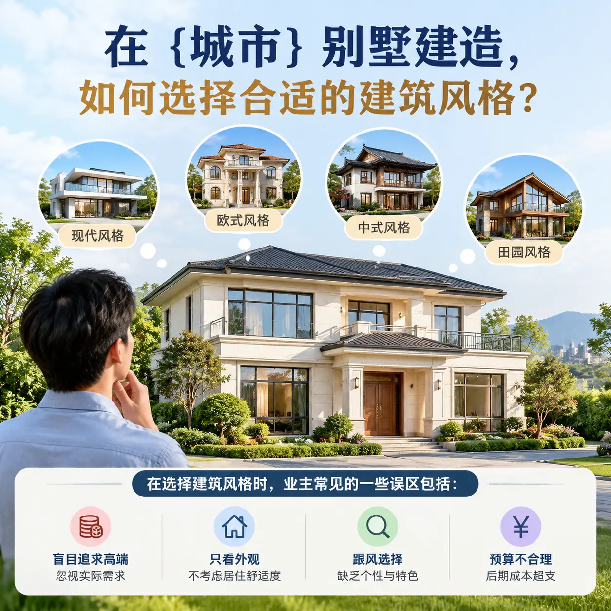 在 安顺 别墅建造,如何选择合适的建筑风格?