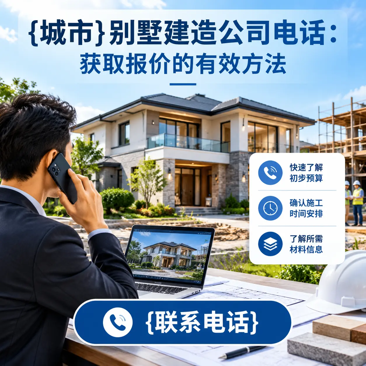 安顺别墅建造公司电话：获取报价的有效方法
